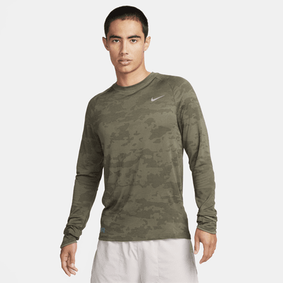 NIKE RUNNING Run Division Camouflage-Print Therma-FIT ADV Running Top for  Men