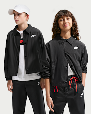 Детская куртка Nike Sportswear Club Big Kids' Repel Coaches'
