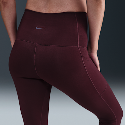 Nike (M) One leggings i 7/8 lengde med høyt liv og lommer til dame (mammaklær)