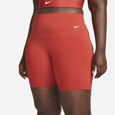 women's nike one mid-rise 7 inch bike shorts