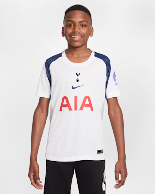 Детские джерси Tottenham Hotspur 2025/26 Stadium Home Big Kids' Nike Dri-FIT Soccer Replica Jersey