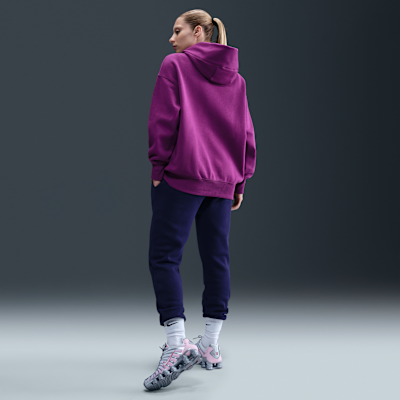 FC Barcelona Phoenix Fleece Pantalón de talle alto de fútbol Nike - Mujer