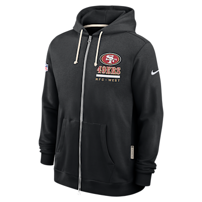 San Francisco 49ers Utility Player Sideline Men's Nike Dri-FIT NFL Full-Zip Hoodie