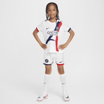 Paris Saint-Germain 2024/25 Stadium Away Younger Kids' Nike Football Replica 3-Piece Kit