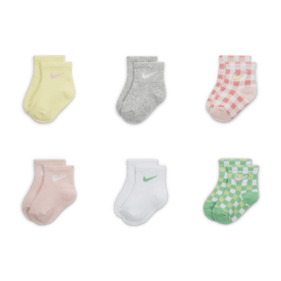 Nike Infant Crew Socks (6 Pairs) Baby Crew Socks