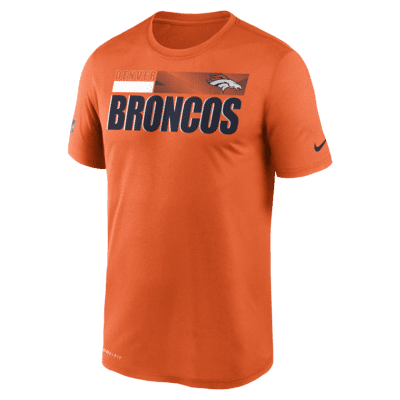 Nike Dri-FIT Team Name Legend Sideline (NFL Denver Broncos) Men's T-Shirt - Orange