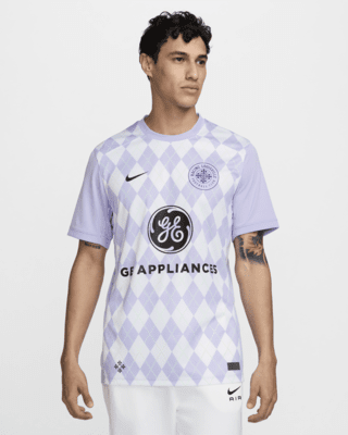 Мужские джерси Racing Louisville FC 2024 Stadium Primary Nike Dri-FIT NWSL Replica Jersey