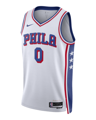 Мужские джерси Tyrese Maxey Philadelphia 76ers 2023/24 Association Edition Nike Dri-FIT NBA Swingman Jersey