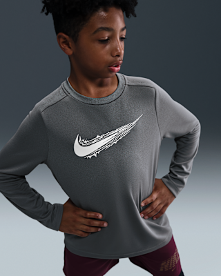 Детские  Nike Multi Big Kids' (Boys') Dri-FIT Long-Sleeve Top