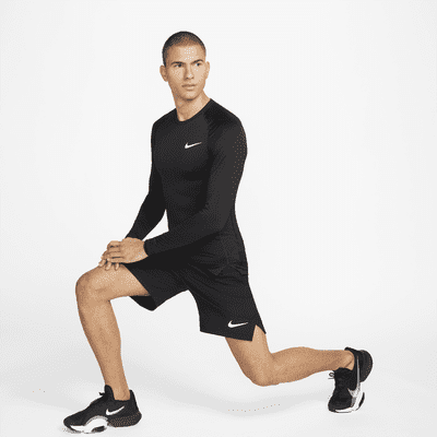 Nike Pro Men's Tight-Fit Long-Sleeve Top