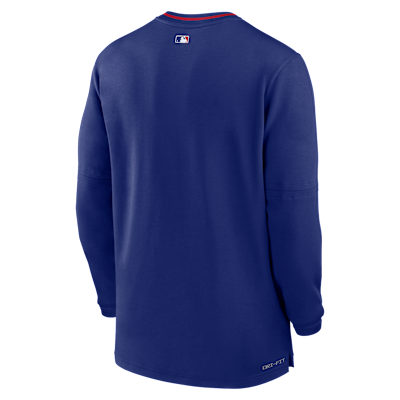 Texas Rangers Authentic Collection Men's Nike Dri-FIT MLB 1/2-Zip Long-Sleeve Top