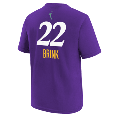 Playera Nike de la WNBA para niños talla grande Cameron Brink Los Angeles Sparks Explorer Edition