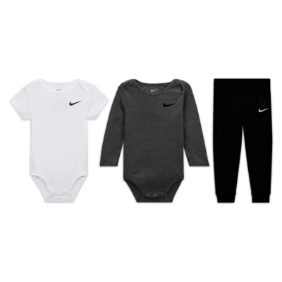 Nike Essentials Baby (12-24M) 3-Piece Bodysuit Set