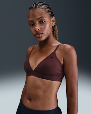 Женские  Nike Form Light-Support Non-Padded Triangle Sports Bra