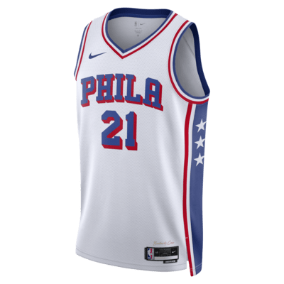 Joel Embiid Philadelphia 76ers 2023/24 Association Edition Men's Nike Dri-FIT NBA Swingman Jersey