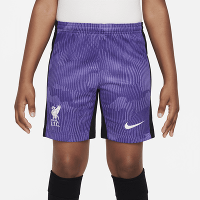 Shorts de fútbol Nike Dri-FIT del Liverpool FC alternativo 2023/24 Stadium para niños talla grande