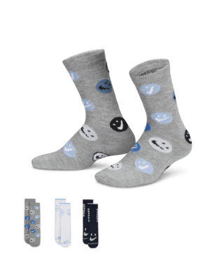 Детские носки Nike Little Kids' Crew Socks (3-Pack)