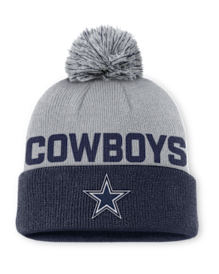 Мужские  Dallas Cowboys Peak Nike NFL Cuffed Pom Beanie