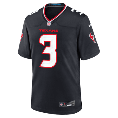 Jersey de fútbol americano Nike de la NFL Game para hombre Tank Dell Houston Texans