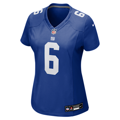 Jersey Nike de la NFL Game para mujer de Jaxson Dart de los New York Giants