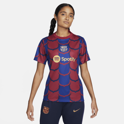 F.C. Barcelona Academy Pro Women's Nike Dri-FIT Football Pre-Match Top ...