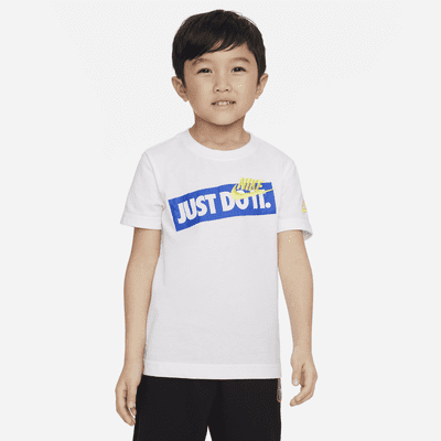 Nike "Just Do It" Embroidery Tee Little Kids' T-Shirt