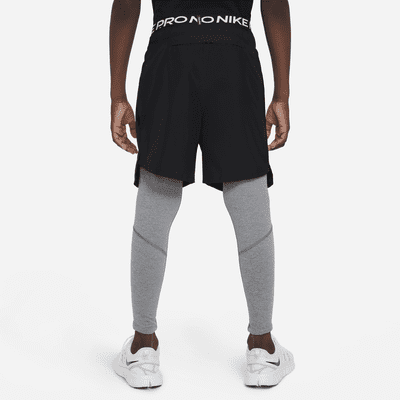 Nike Pro Warm Dri-FIT Big Kids' (Boys') Tights. Nike.com