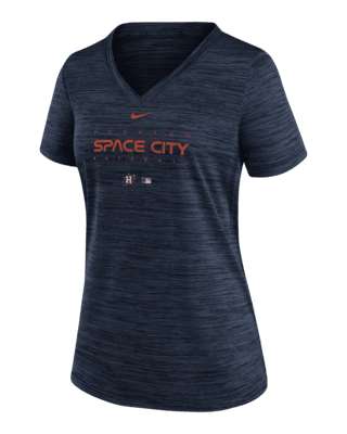Houston Astros Baseball Women's V-Neck T-Shirt Jordan