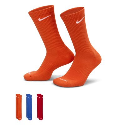 Nike Everyday Plus Cushioned Training Crew Socks (3 Pairs)