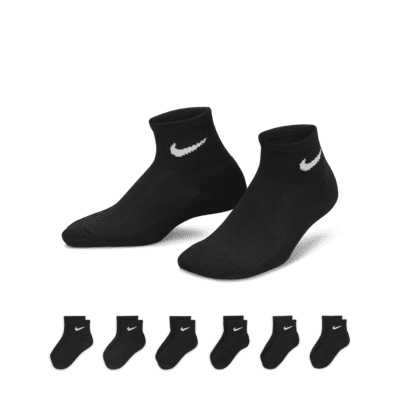 Nike Mesh and Cushioned Little Kids' Ankle Socks (6 Pairs)