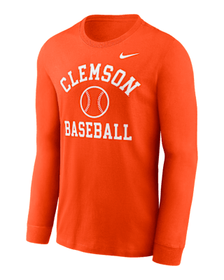 Мужская футболка Clemson Tigers Baseball Arch Nike College Long-Sleeve