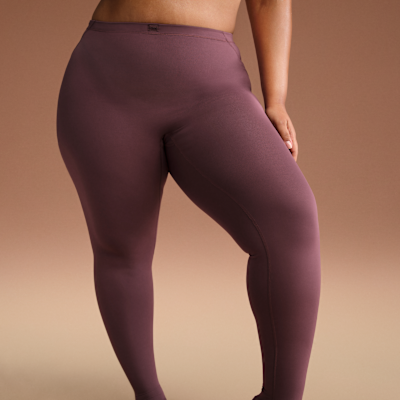 NikeSKIMS Matte Women's High-Waisted Footsie Grip Leggings
