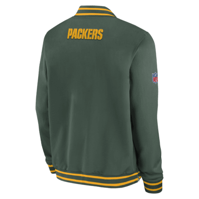 Veste aviateur à zip Nike Coach (NFL Green Bay Packers) pour homme