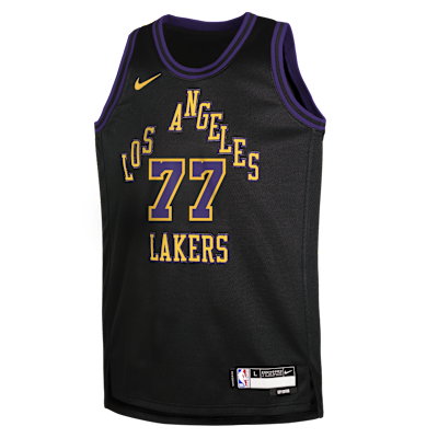 Jersey Nike de la NBA Swingman para niños talla grande Luka Dončić Los Angeles Lakers City Edition