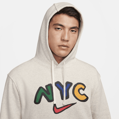 Sudadera con gorro sin cierre con gráfico para hombre Nike Sportswear Club Fleece