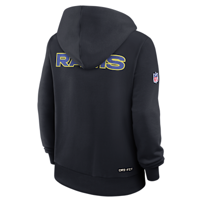 Los Angeles Rams Rivalries Collection Sideline Women's Nike Dri-FIT NFL Pullover Hoodie