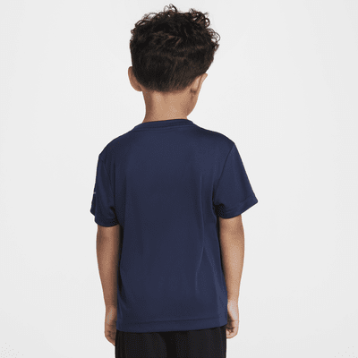 Playera Swoosh infantil Nike Dri-FIT "Just Do It"