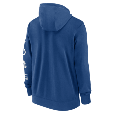 Indianapolis Colts Club Men's Nike NFL Full-Zip Hoodie