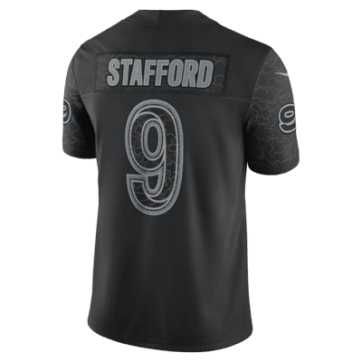 Jersey de fútbol americano Fashion para hombre NFL Los Angeles Rams RFLCTV (Matthew Stafford)