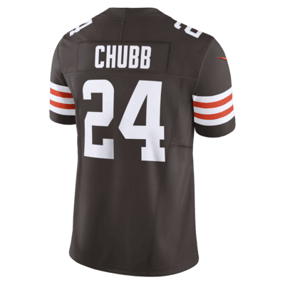 Jersey de fútbol americano Nike Dri-FIT de la NFL Limited para hombre Nick Chubb Cleveland Browns