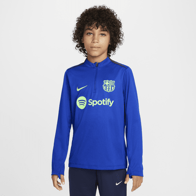 Treningowa koszulka piłkarska dla dużych dzieci Nike Dri-FIT FC Barcelona Academy Pro