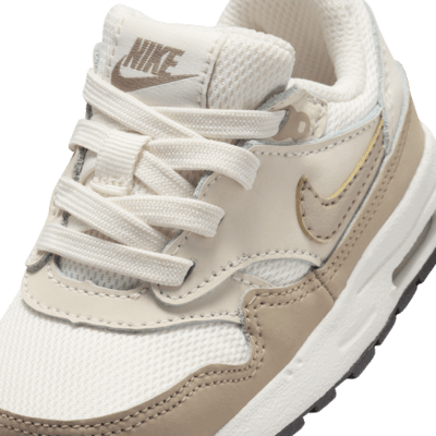 Air Max 1 EasyOn-sko til babyer/småbørn