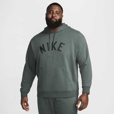 Felpa pullover da fitness in French Terry con cappuccio Dri-FIT Nike Swoosh – Uomo