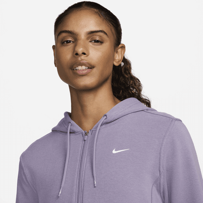 Nike Dri-FIT One 女款全長式拉鍊法國毛圈布連帽上衣