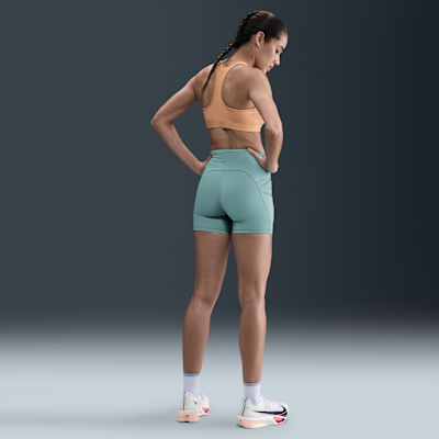 Nike Swift Women's High-Waisted 4" Tight Running Shorts with Pockets