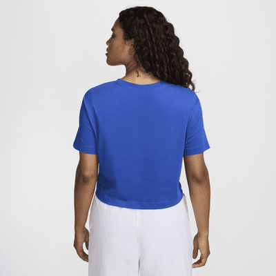 Playera cropped con logotipo para mujer Nike Sportswear Essential