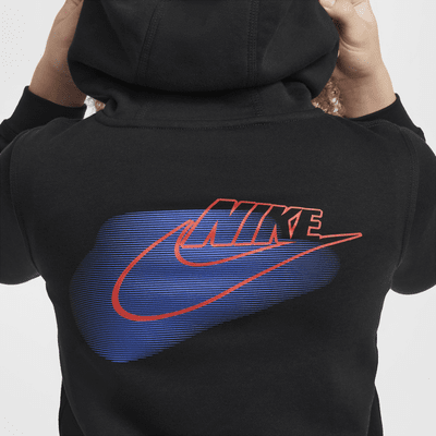 Felpa pullover in fleece con cappuccio Nike Sportswear Standard Issue – Ragazzo