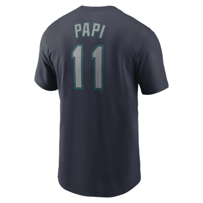 Playera Nike de la MLB para hombre Edgar Martinez Seattle Mariners Legends