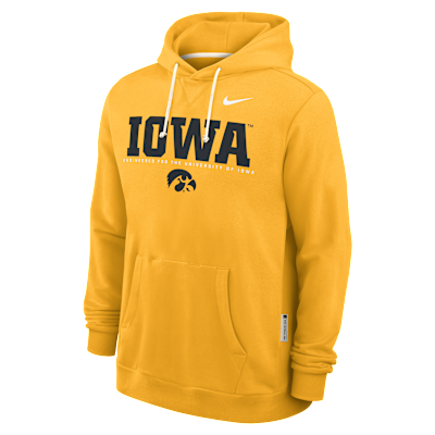 Iowa Sideline Men's Nike Dri-FIT College Pullover Hoodie