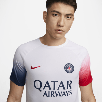 Paris Saint-Germain Academy Pro Men's Nike Dri-FIT Pre-Match Football Top.  Nike ID